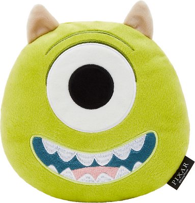 Pixar Mike Wazowski Round Plush Squeaky Dog Toy