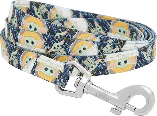STAR WARS THE MANDALORIAN'S THE CHILD Dog Leash, SM - Length: 6-ft, Width: 5/8-in