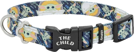 STAR WARS THE MANDALORIAN'S THE CHILD Dog Collar, XS - Neck: 8 - 12-in, Width: 5/8-in