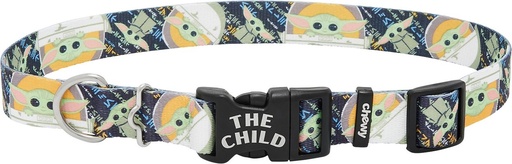 STAR WARS THE MANDALORIAN'S THE CHILD Dog Collar, LG - Neck: 18 - 26-in, Width: 1-in