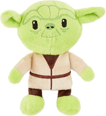 Fetch For Pets Star Wars Yoda Squeaky Plush Dog Toy, 6-in