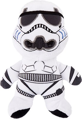 Fetch For Pets Star Wars Storm Trooper Squeaky Plush Dog Toy, 6-in