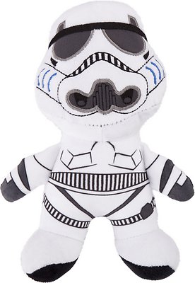 Fetch For Pets Star Wars Storm Trooper Squeaky Plush Dog Toy, 8-in