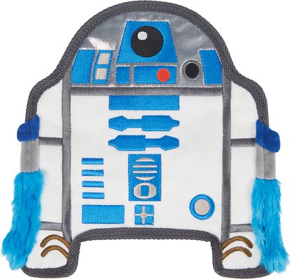 STAR WARS R2-D2 Flat Plush Squeaky Dog Toy