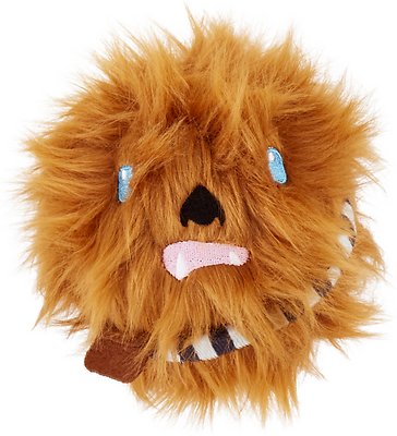 Fetch For Pets Star Wars Chewbacca Squeaky Plush Dog Toy, 4-in