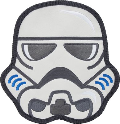 STAR WARS STORMTROOPER Flat Plush Squeaky Dog Toy