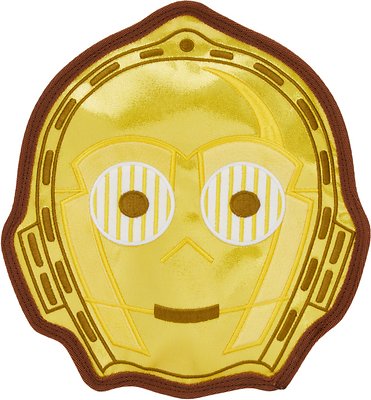 STAR WARS C-3PO Flat Plush Squeaky Dog Toy