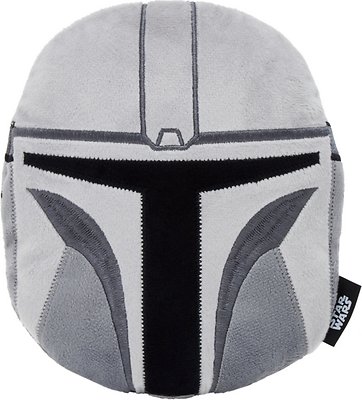 STAR WARS THE MANDALORIAN Round Plush Squeaky Dog Toy