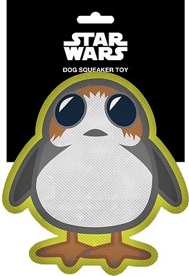 Buckle-Down Star Wars Porg Squeaky Plush Dog Toy