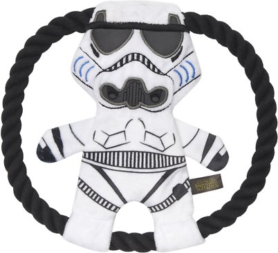 Fetch For Pets Star Wars Storm Trooper Plush Rope Frisbee Dog Toy