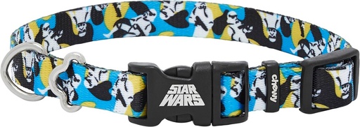 STAR WARS STORMTROOPER Dog Collar, SM - Neck: 10 - 14-in, Width: 5/8-in