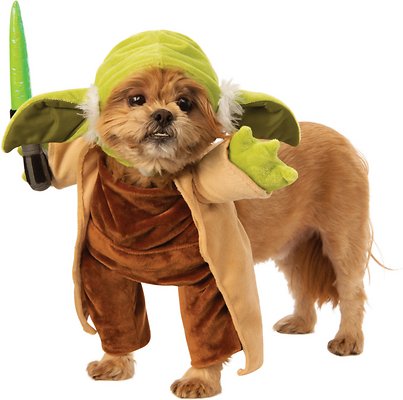 Rubie's Costume Company Walking Yoda &amp; Lightsaber Dog Costume, Small