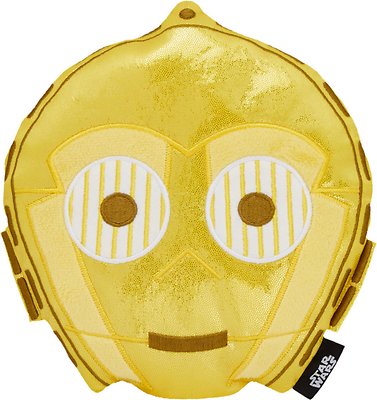 STAR WARS C-3PO Round Plush Squeaky Dog Toy