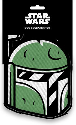 Buckle-Down Star Wars Boba Fett Squeaky Plush Dog Toy