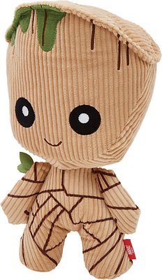 Marvel 's Groot Plush Squeaky Dog Toy