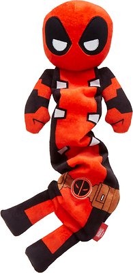 Marvel 's Deadpool Bungee Plush Squeaky Dog Toy