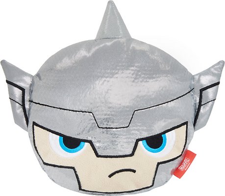 Marvel 's Thor Round Plush Squeaky Dog Toy