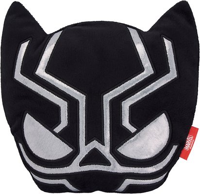 Marvel 's Black Panther Round Plush Squeaky Dog Toy