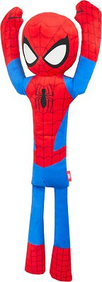 Marvel 's Spider-Man Wagazoo Plush Squeaky Dog Toy