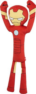 Marvel 's Iron Man Wagazoo Plush Squeaky Dog Toy