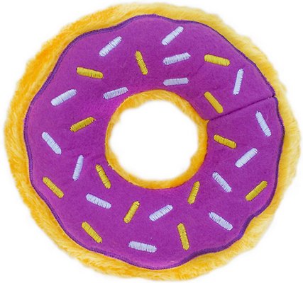 ZippyPaws Grape Jelly Donutz Dog Toy