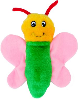 ZippyPaws Butterfly Crinkle Dog Toy