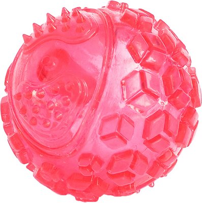 ZippyPaws ZippyTuff Squeaker Ball Dog Toy, Pink, Small
