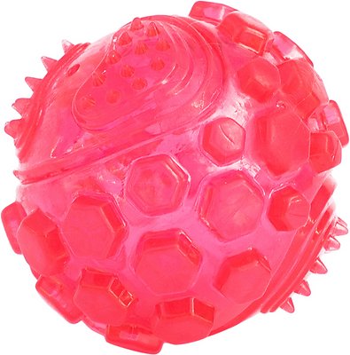 ZippyPaws ZippyTuff Squeaker Ball Dog Toy, Pink, Large