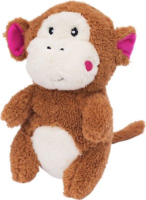 ZippyPaws Cheeky Chumz Plush Dog Toy, Monkey