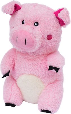ZippyPaws Cheeky Chumz Plush Dog Toy, Pig