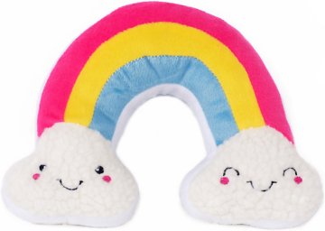 ZippyPaws Rainbow Squeakie Pattiez Dog Toy