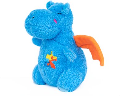 ZippyPaws Drake the Dragon Cheeky Chumz Dog Toy