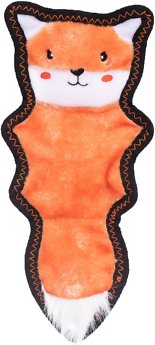 ZippyPaws Fox Z-Stitch Skinny Peltz Dog Toy