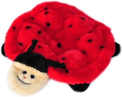 ZippyPaws Squeakie Crawler Betsey the Ladybug Dog Toy