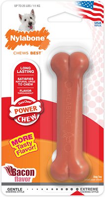 Nylabone DuraChew Power Chew Bacon Flavored Dog Chew Toy, Small