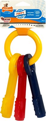 Nylabone Teething Keys Puppy Chew Toy, X-Small