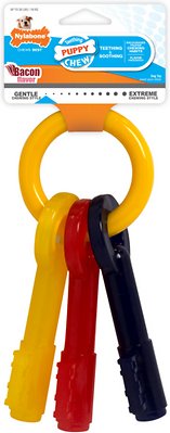 Nylabone Teething Keys Puppy Chew Toy, Large