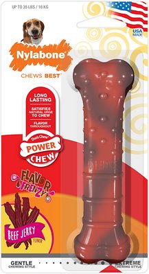 Nylabone DuraChew Power Chew Beef Jerky Flavored Dog Chew Toy, Medium