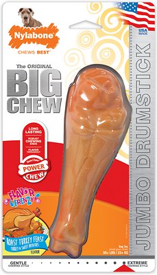 Nylabone DuraChew BIG Chew Flavor Frenzy Turkey &amp; Sweet Potato Dog Chew Toy, Souper