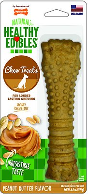 Nylabone Healthy Edibles Peanut Butter Flavor Dog Chew, Souper