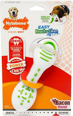 Nylabone Reach &amp; Clean Bacon Flavored Dog Chew Toy, Large