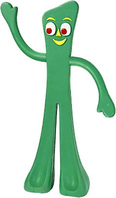 Multipet Gumby Rubber Dog Toy, Gumby, Rubber