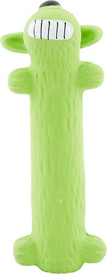 Multipet Loofa "Ruff" Latex Squeaky Dog Toy, Color Varies