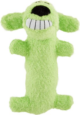 Multipet Loofa Dog The Original Squeaky Plush Dog Toy, Color Varies, Mini