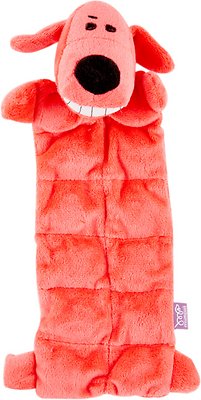Multipet Loofa Squeaker Mat Soft Plush Dog Toy, Color Varies, 12-in