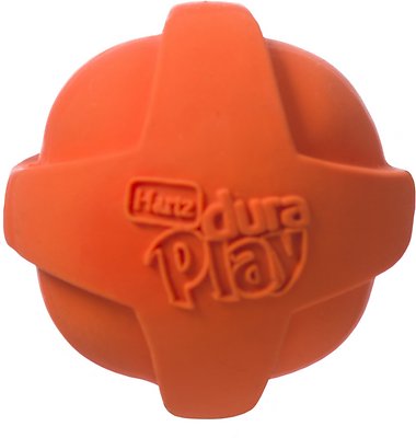 Dura Play Ball Squeaky Latex Dog Toy, Color Varies, Medium