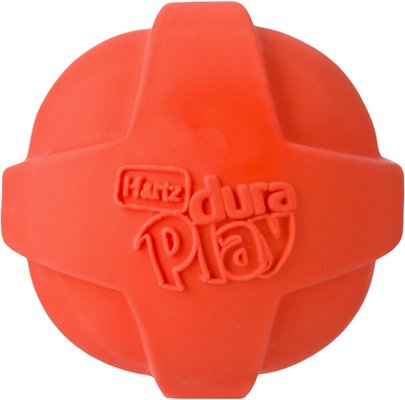 Hartz Dura Play Ball Squeaky Latex Dog Toy, Color Varies, Large