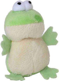 Multipet Look Who's Talking Plush Cat Toy with Catnip, Frog