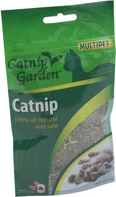 Multipet Catnip Garden Catnip Bag, bundle of 4, 14g