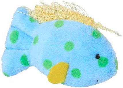 Multipet Loofa Launcher Squeaky Plush Dog Toy, Color Varies